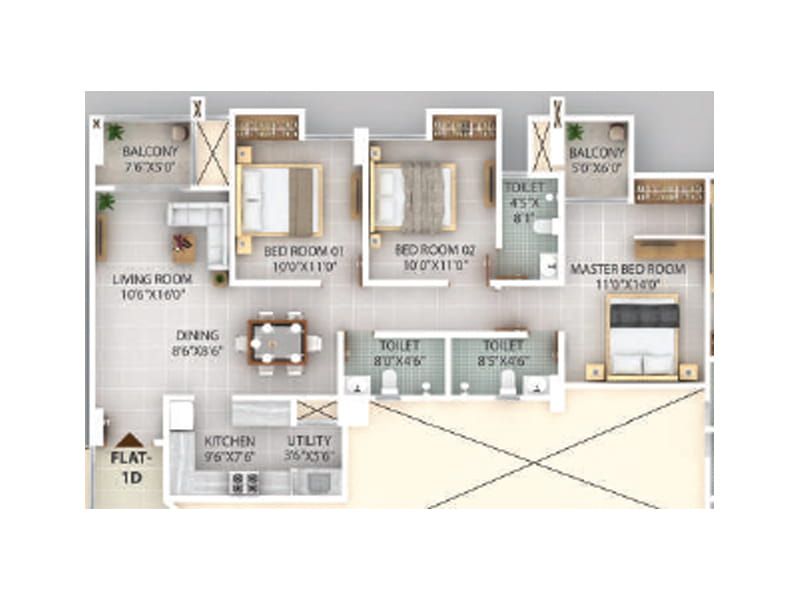 Trishul Mivaan Eternus Floor plan